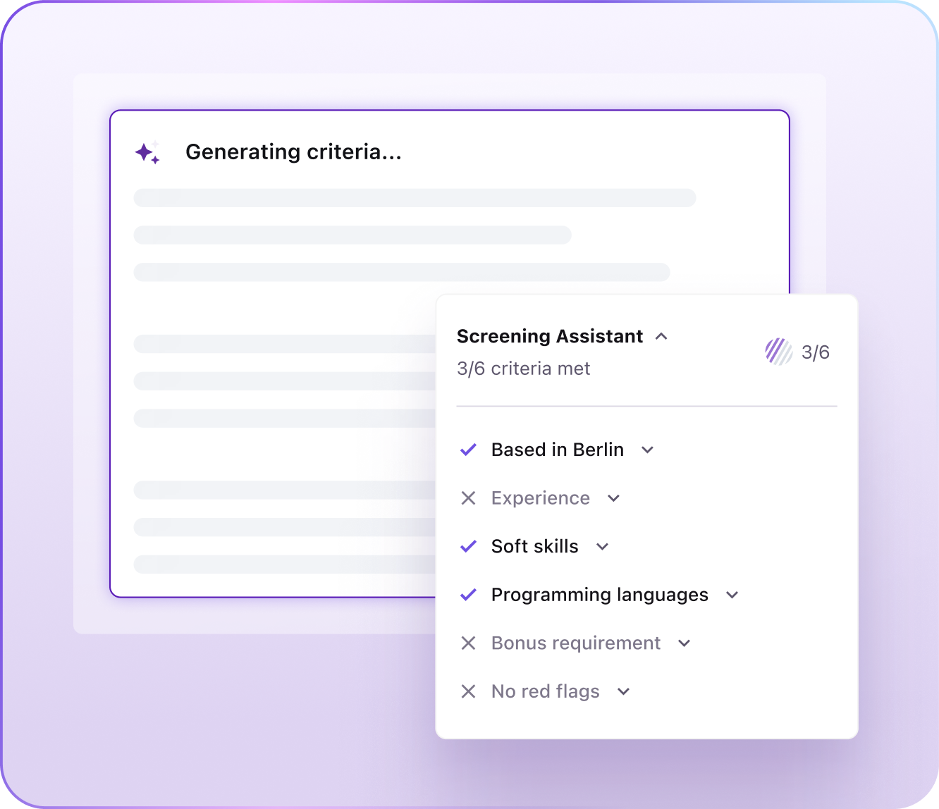 Tellent Intelligence: Screening Assistant