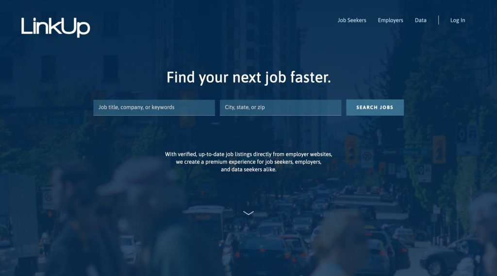 linkup homepage